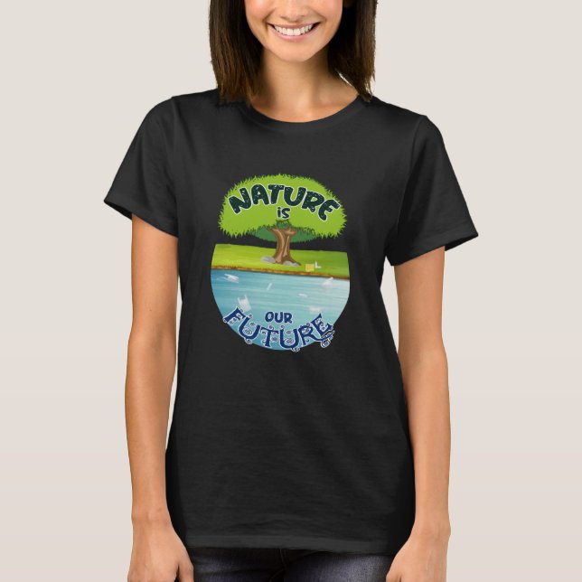 Klimatförändringen Framtida planeten Jord CO2 Gift T Shirt (Framsida)