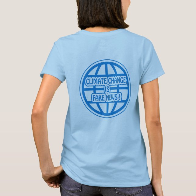 KLIMATFÖRÄNDRINGEN GÖR NYHETSGRUPP T SHIRT (Baksida)