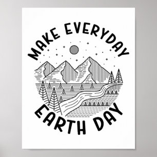 Klimatförändringen gör varje dag till jorddags Spa Poster