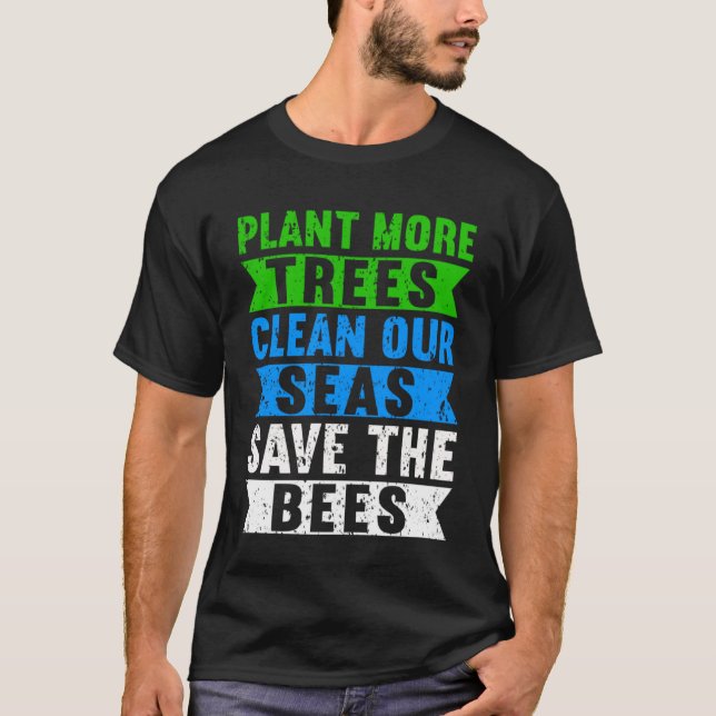 Klimatförändringen i Träd, jorden D. T Shirt (Framsida)