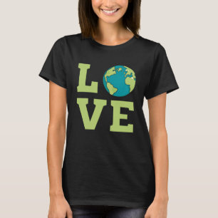 Klimatförändringen Kärlek - den globala uppvärmnin T Shirt