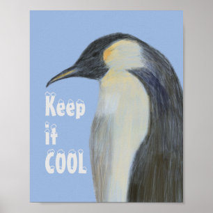 Klimatförändringen Poster kejsare Penguin