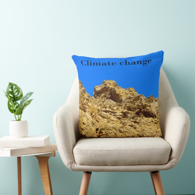 Klimatförändringen skyddar miljön kudde (Stol)