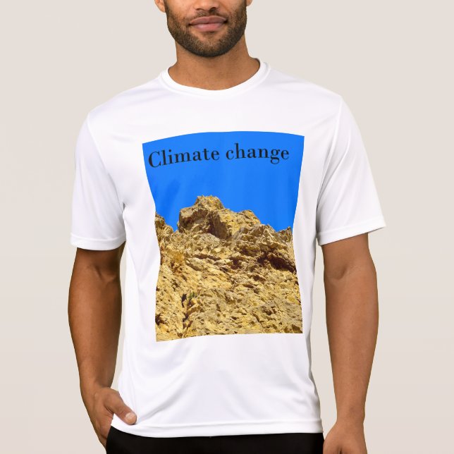 Klimatförändringen skyddar miljön t shirt (Framsida)