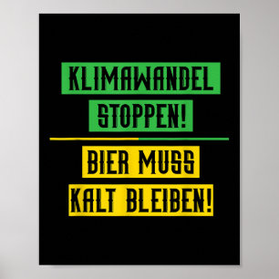 Klimatförändringen stoppar klimatskyddet poster