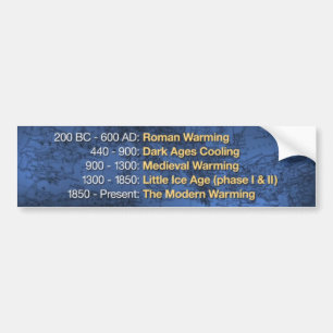 Klimatförändringhistoria Bildekal