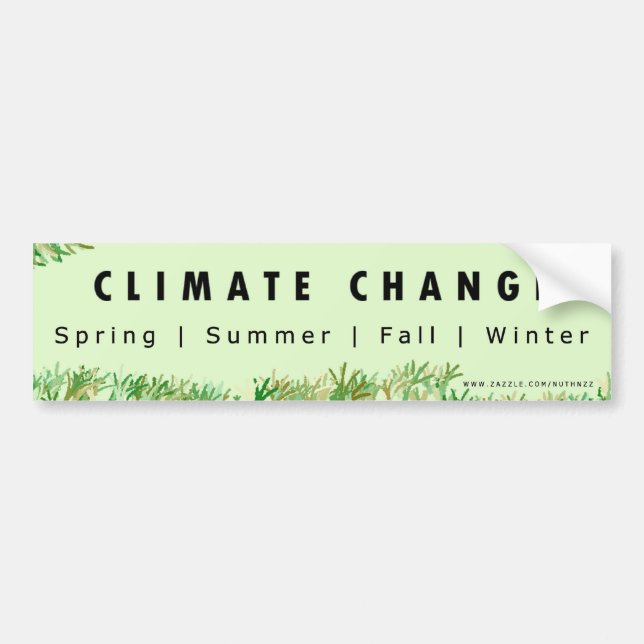 KlimatförändringHoax Bildekal (Framsidan)