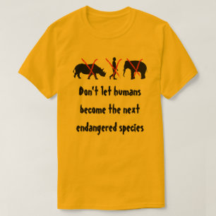 Klimatförändringhotade arter t shirt