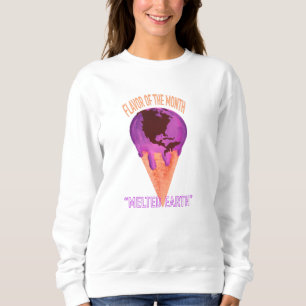 Klimatförändringsblomman i den smälta jorden t shirt