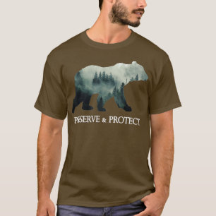 Klimatförändringsgåva för att skydda björnen t shirt
