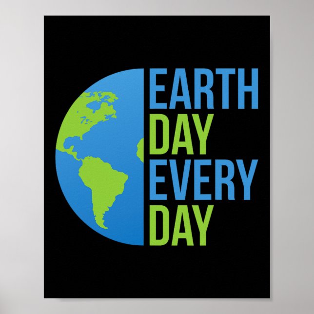 Klimatförändringshierarkin - Jorddagen varje dag - Poster (Framsidan)