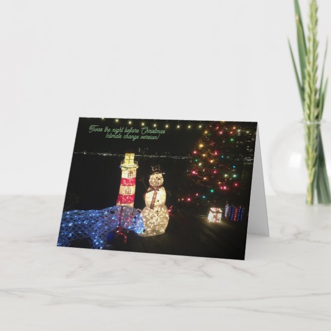 Klimatförändringsjakt Anteckningskort (Framsida)