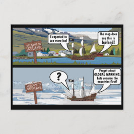KLIMATFÖRÄNDRINGSJOKE VYKORT