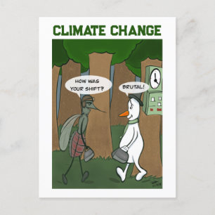 Klimatförändringskort Vykort