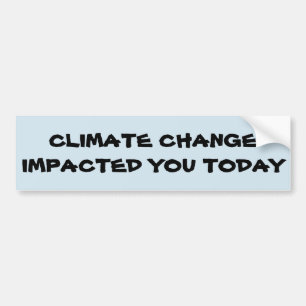 Klimatförändringsmedvetenhet Bildekal