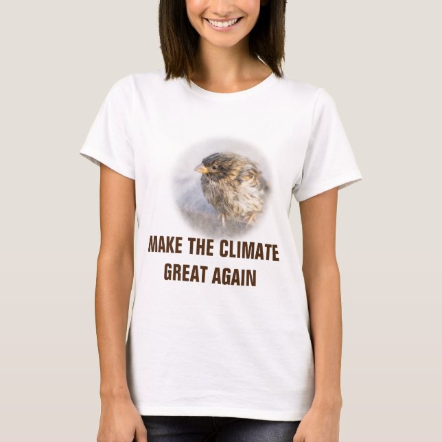 Klimatförändringsmedvetenhet Tee (Framsida)