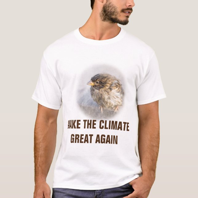 Klimatförändringsmedvetenhet Tee Shirt (Framsida)