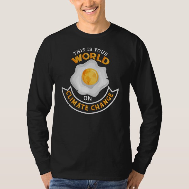 Klimatförändringsmiljöprotesten i världen t shirt (Framsida)