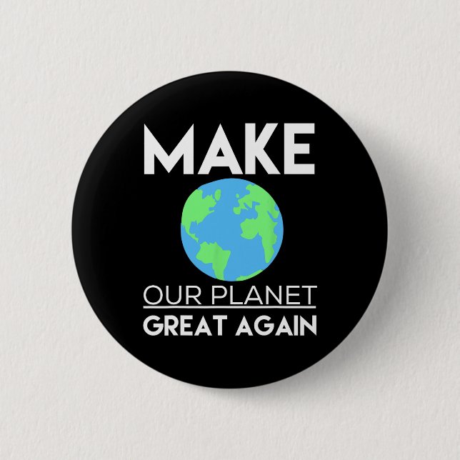 Klimatförändringsskiftet - gör vår planet Underbar Knapp (Framsida)