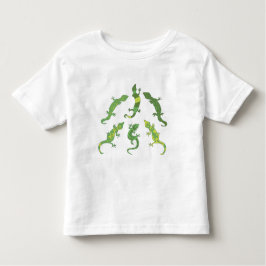 Klimatgeckos i sten. Småbarn T-shirt