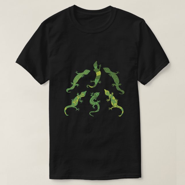 Klimatgeckos i sten. T-Shirt (Design framsida)