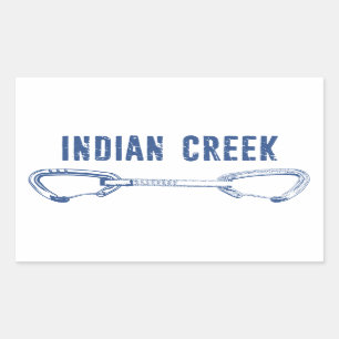 Klimatjakt i Indiska Bäck Rektangulärt Klistermärke