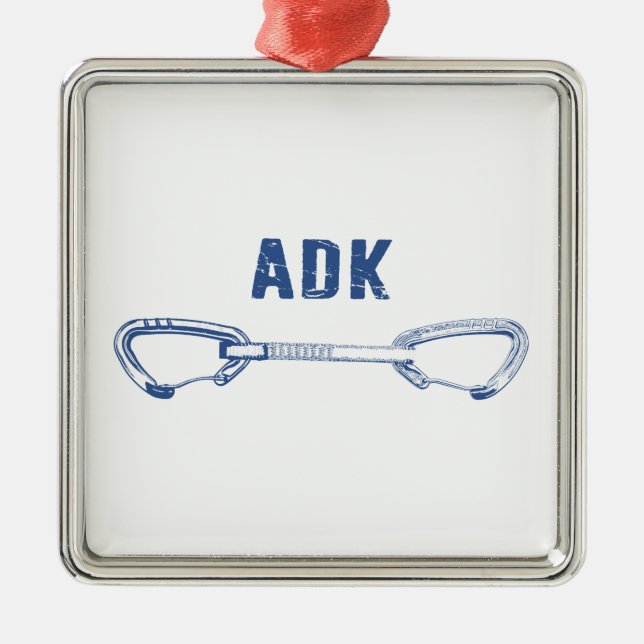 Klimatjakt på Sten i Adirondacks Julgransprydnad Metall (Framsidan)