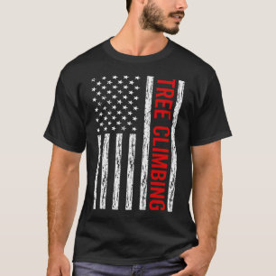 Klimatklimat i USA flagga Träd T Shirt