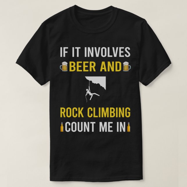 Klimatklimatsklimat för öl och Sten T Shirt (Design framsida)