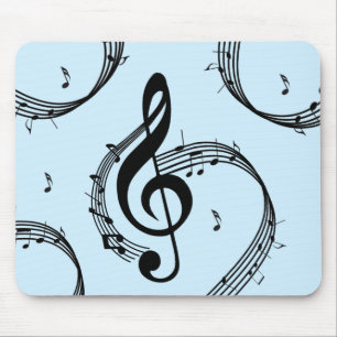 Klimatkurva G Clef Music Blue Musmatta