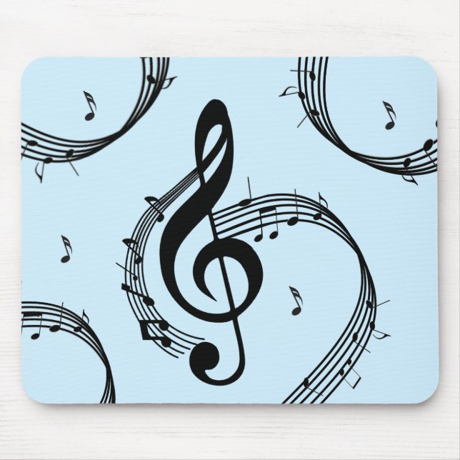 Klimatkurva G Clef Music Blue Musmatta (Framsidan)