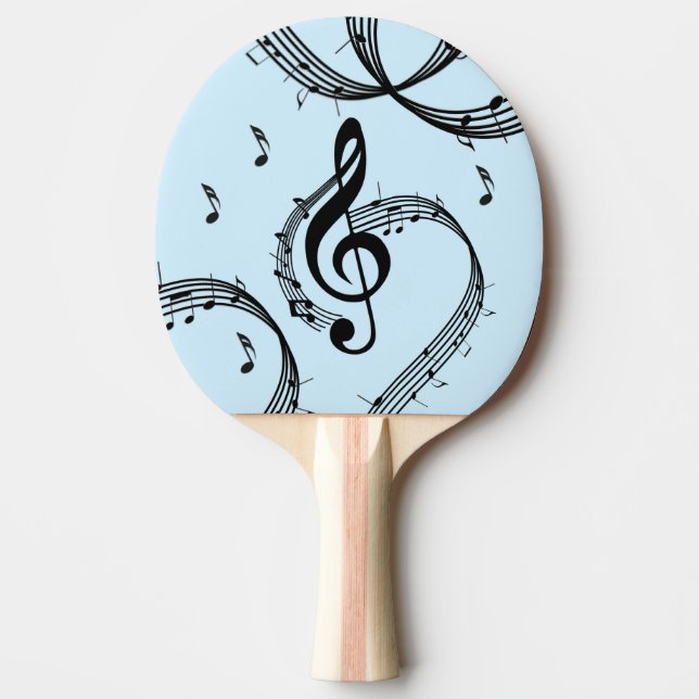 Klimatkurva G Clef Music Blue Pingisracket (Framsidan)