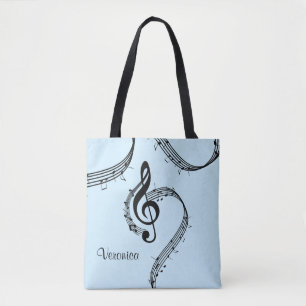 Klimatkurva G Clef Music Blue Tygkasse