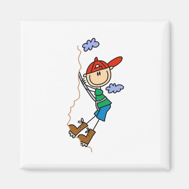 Klimatlagningsmagneter i Stick figur Magnet (Framsidan)