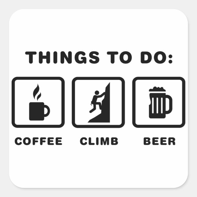 Klimatning Fyrkantigt Klistermärke (Framsida)