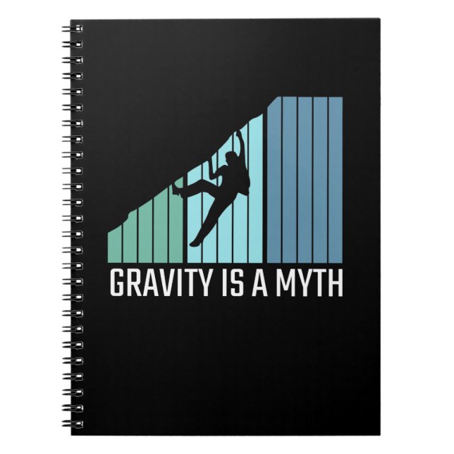 Klimatning - Gravity är en myt Anteckningsbok (Framsidan)