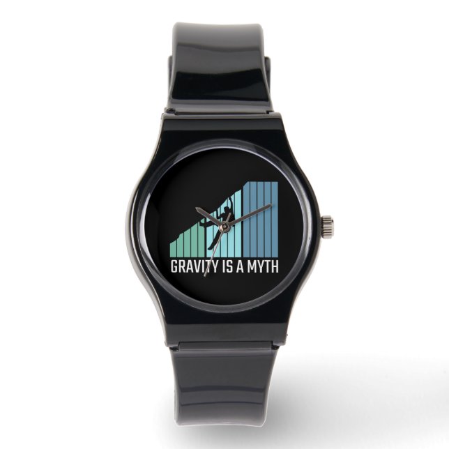 Klimatning - Gravity är en myt Armbandsur (Framsida)