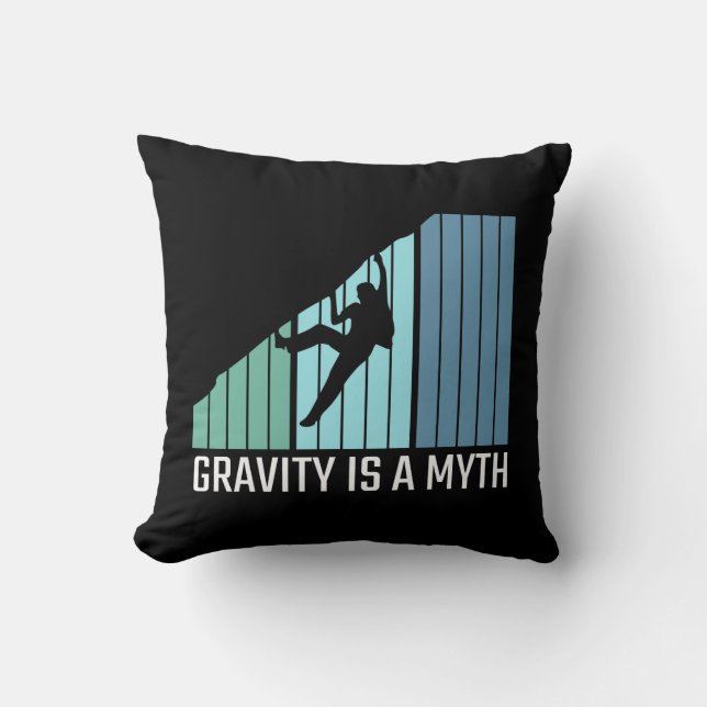 Klimatning - Gravity är en myt Kudde (Framsida)