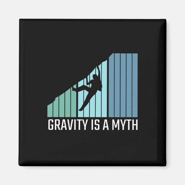 Klimatning - Gravity är en myt Magnet (Framsidan)