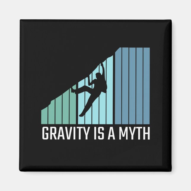 Klimatning - Gravity är en myt Magnet (Framsidan)