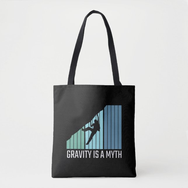 Klimatning - Gravity är en myt Tygkasse (Framsida)