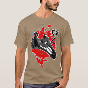 Klimatning i Japan Retro Art Boulding T Shirt