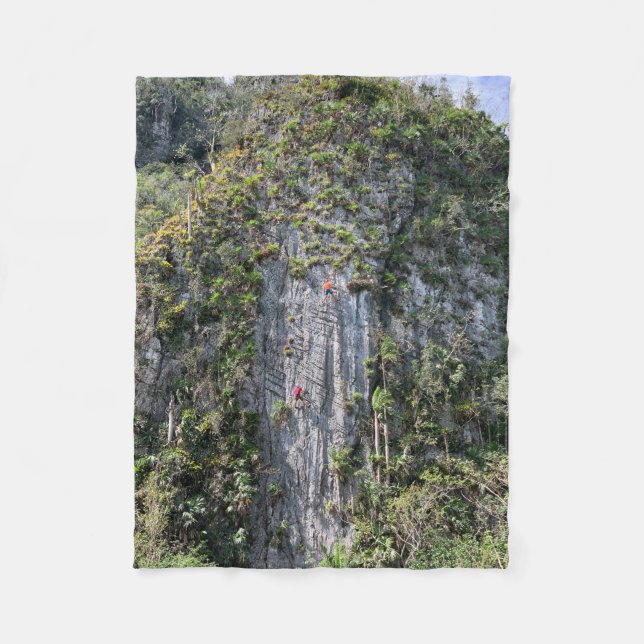 Klimatning i Sten Fleecefilt (Framsidan)