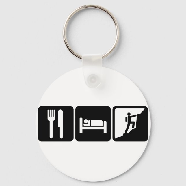 Klimatning i sten nyckelring (Framsida)