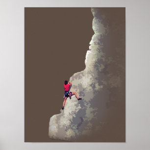 Klimatning i sten poster