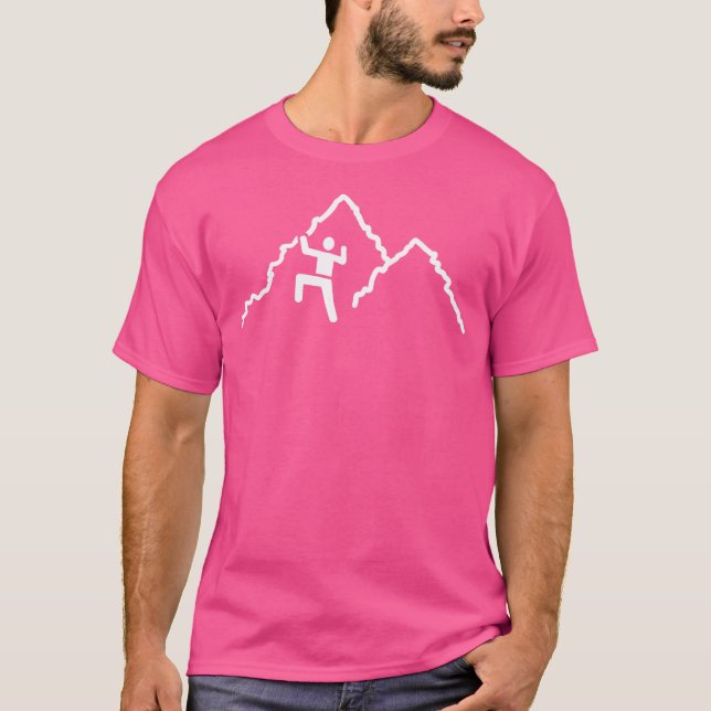 Klimatning i sten t shirt (Framsida)