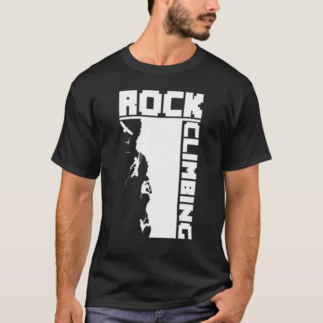 Klimatning i sten t shirt (Framsida)