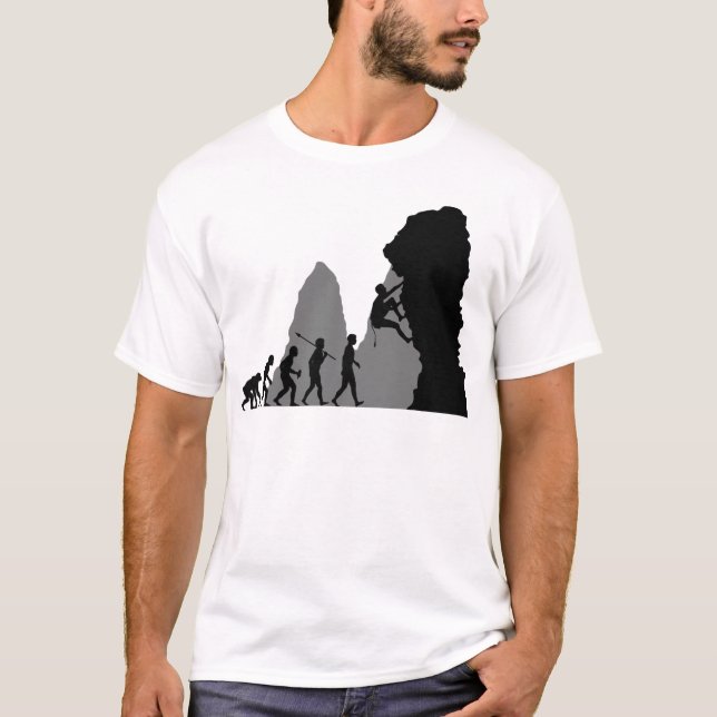 Klimatning i sten t shirt (Framsida)