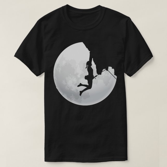 Klimatning i Sten vid klimatet i Måne 1 T Shirt (Design framsida)