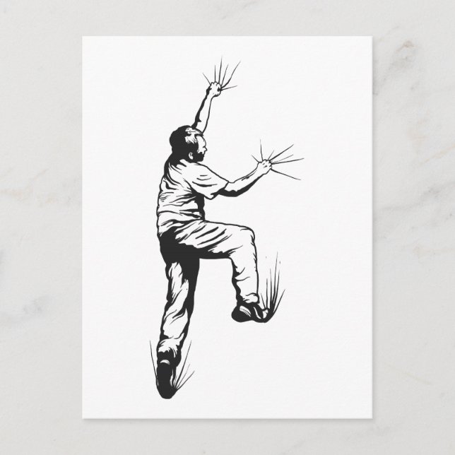 Klimatning i sten vykort (Framsida)